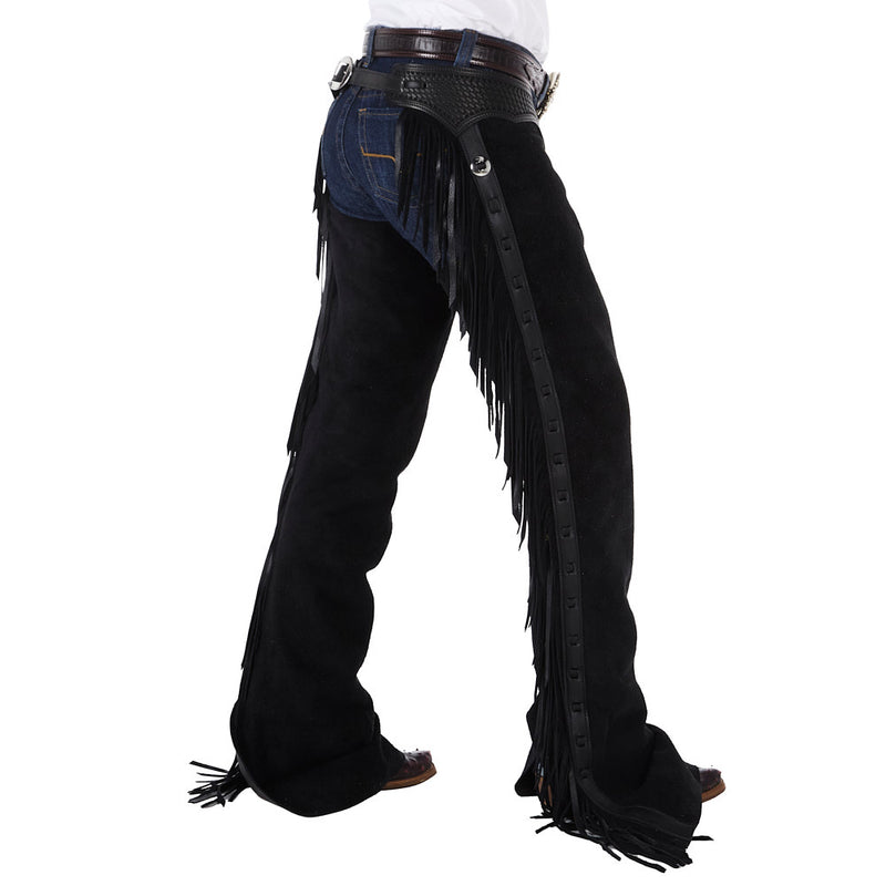 NRS Black Roughout Versatility Show Chaps