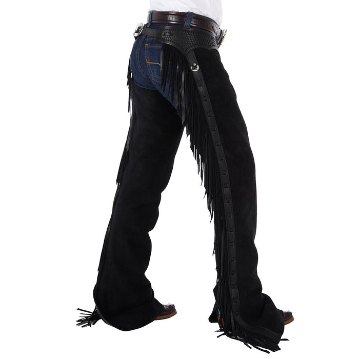 NRS Black Roughout Versatility Show Chaps