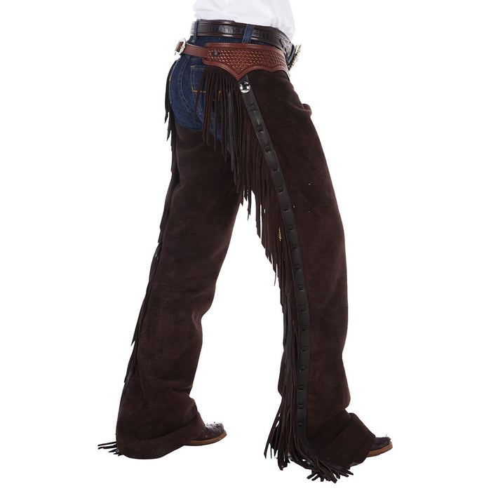 NRS Dark Chocolate Roughout Versatility Show Chaps