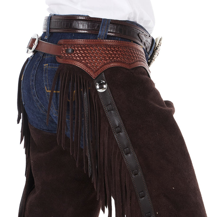NRS Dark Chocolate Roughout Versatility Show Chaps