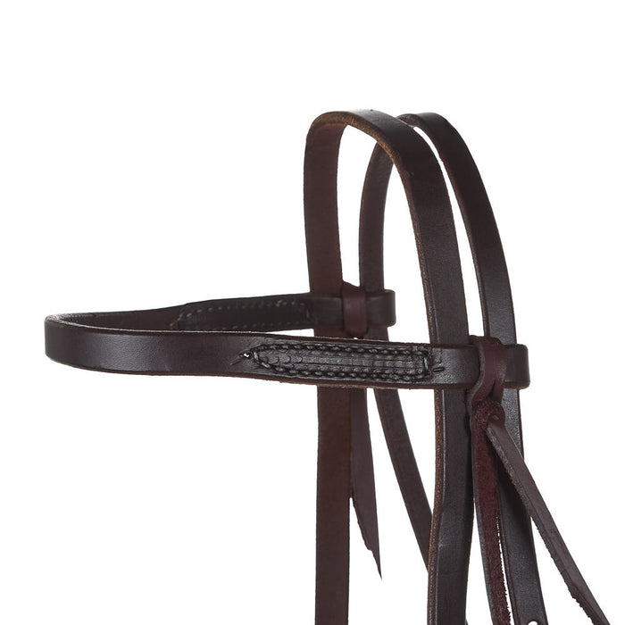 NRS Oiled Browband Headstall with Buckles