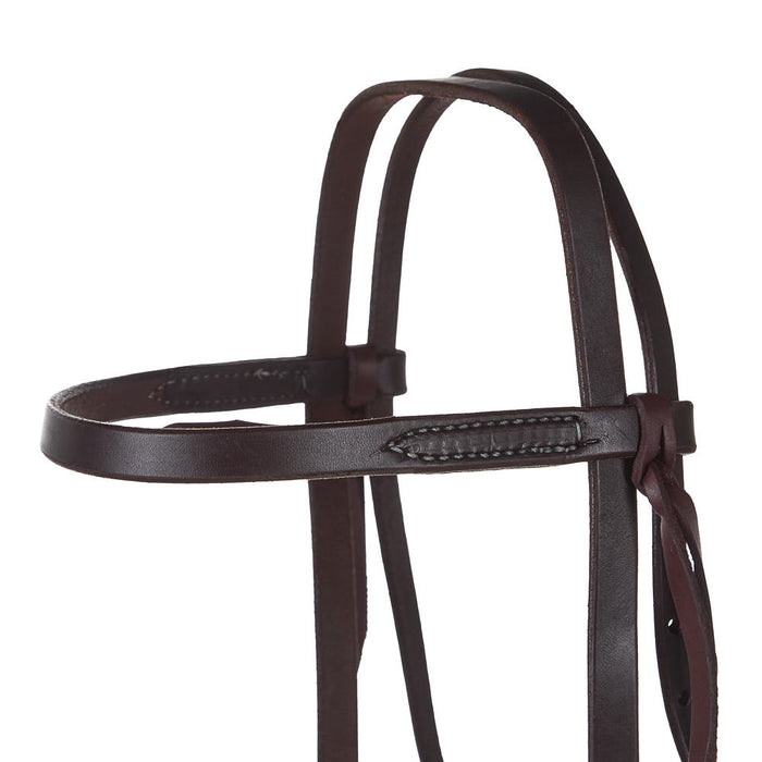NRS Oiled Browband Headstall with Snaps