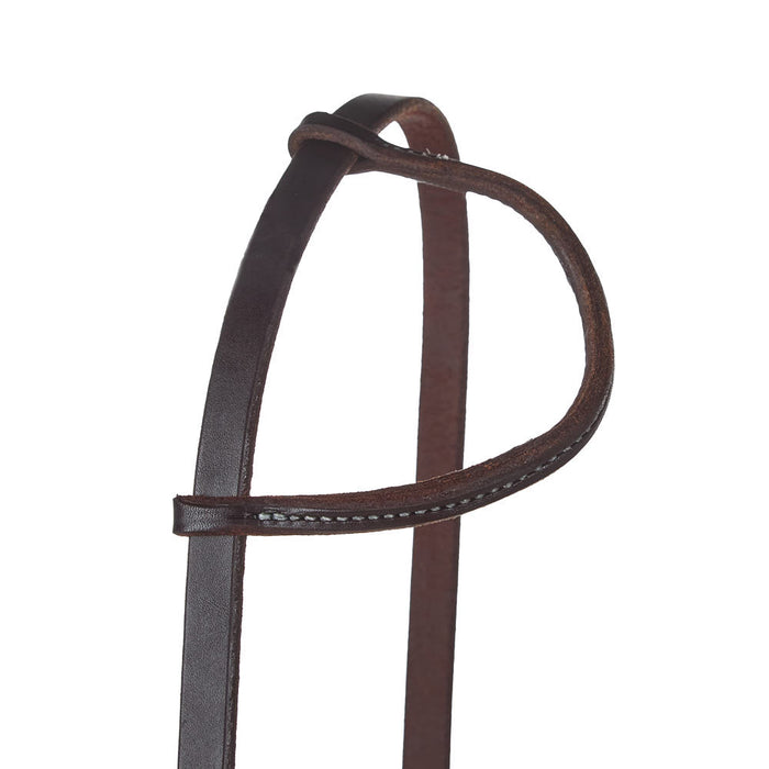NRS Oiled Single Ear Headstall with Tie Ends