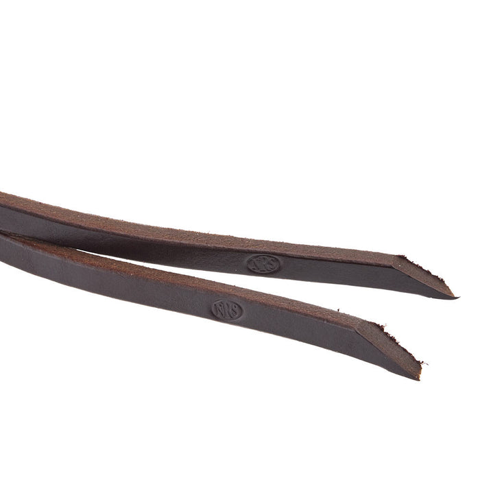 NRS TACK 5/8in x 8ft Oiled Split Reins with Tie Ends