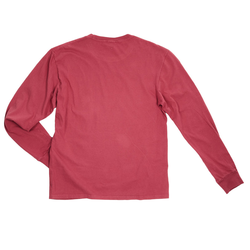Brandcowboy Running Logo Red Rock Long Sleeve Tee