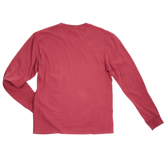 Brandcowboy Running Logo Red Rock Long Sleeve Tee