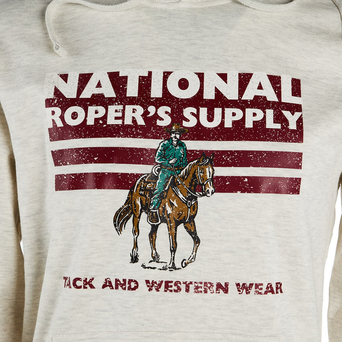 Brandcowboy National Ropers Supply Horse Rider Oatmeal Hoodie