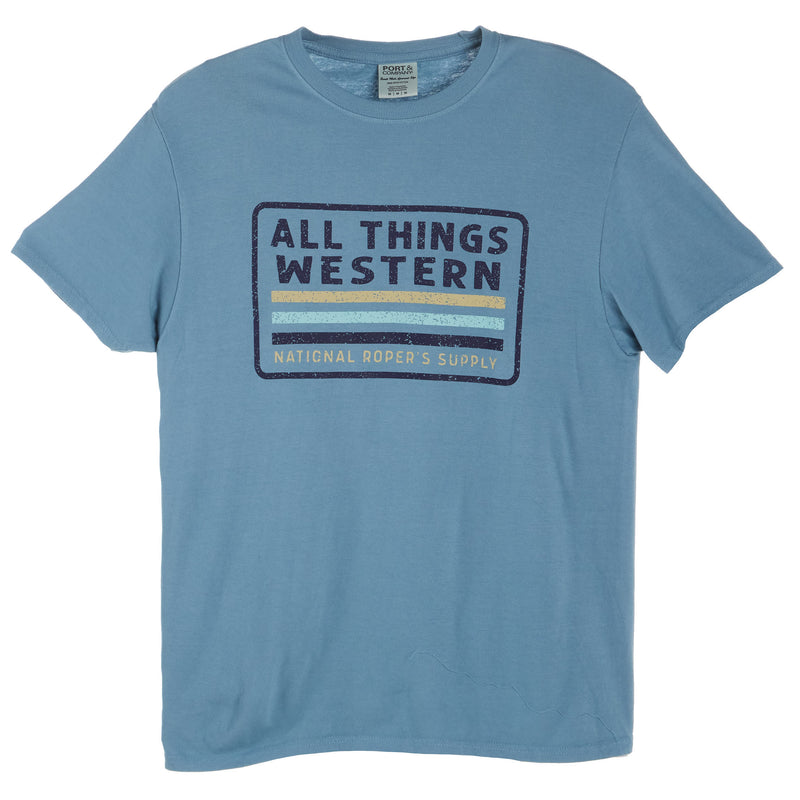 Brandcowboy National Ropers Supply All Things Western Mist Tee