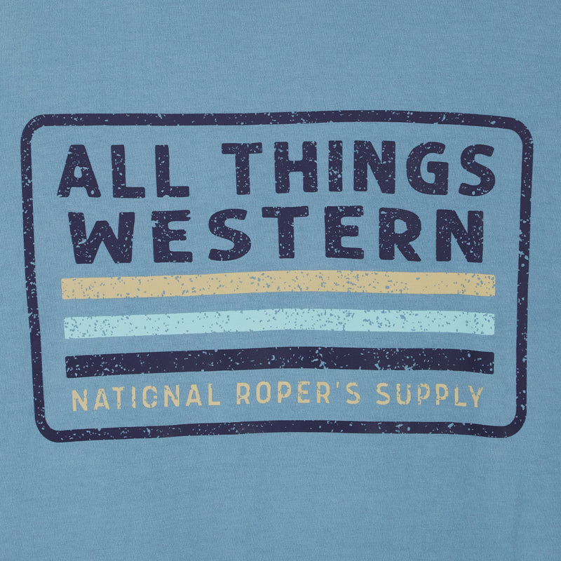 Brandcowboy National Ropers Supply All Things Western Mist Tee