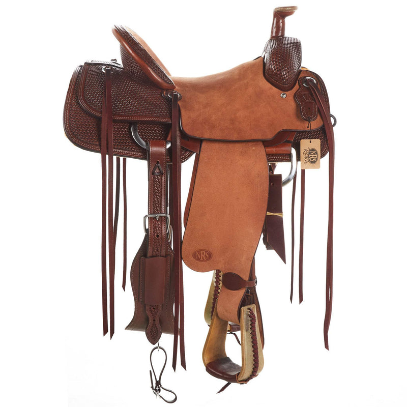 NRS Heavy Oil 1/2 Breed Mini Basket Stamp Team Roper