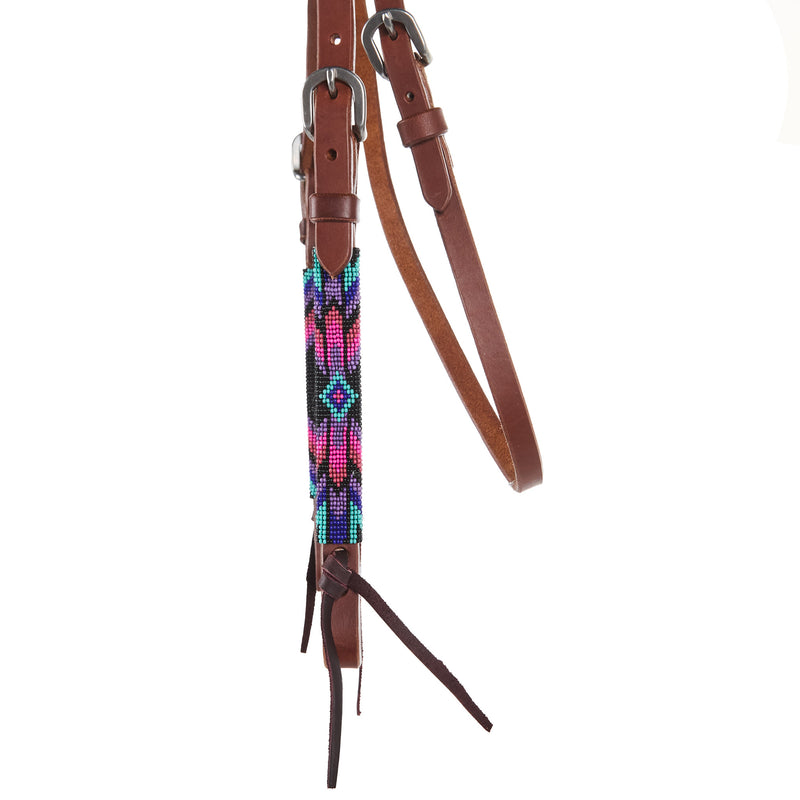 NRS Cosmic Cowgirl Beaded Browband Headstall