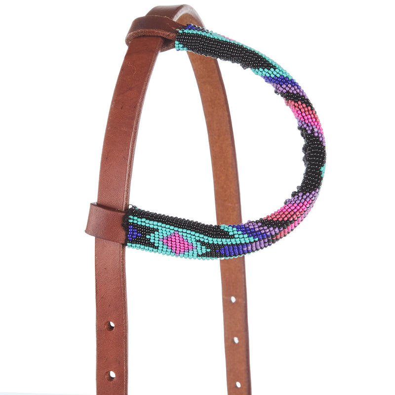 NRS Cosmic Cowgirl Beaded Single Ear Headstall
