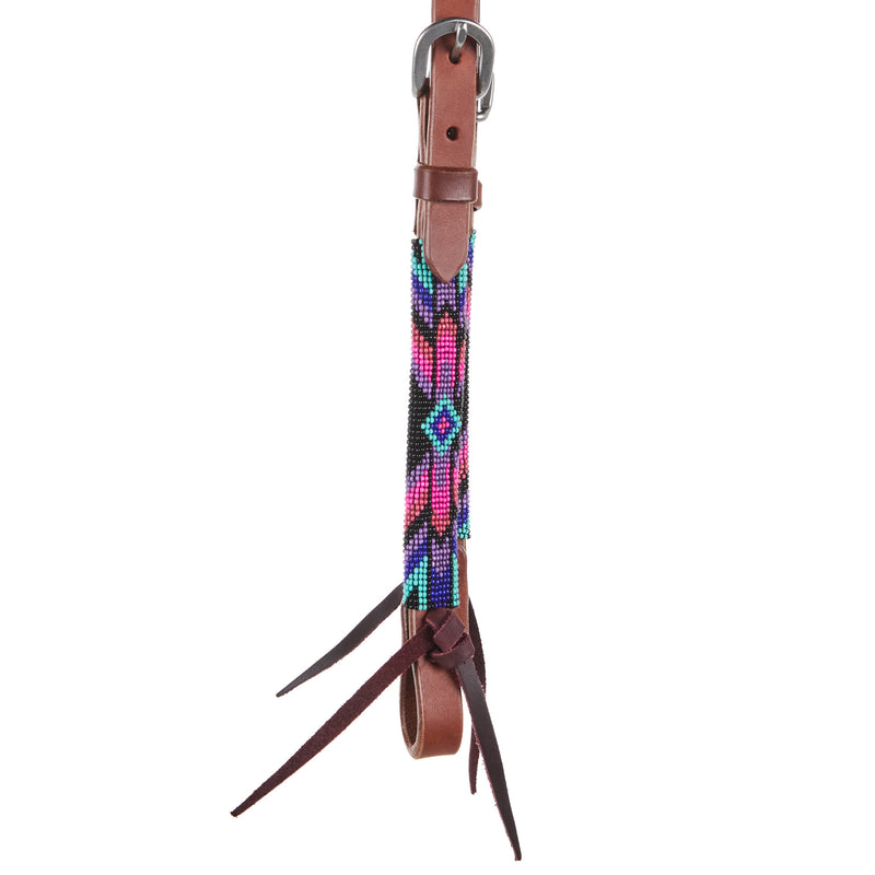 NRS Cosmic Cowgirl Beaded Single Ear Headstall