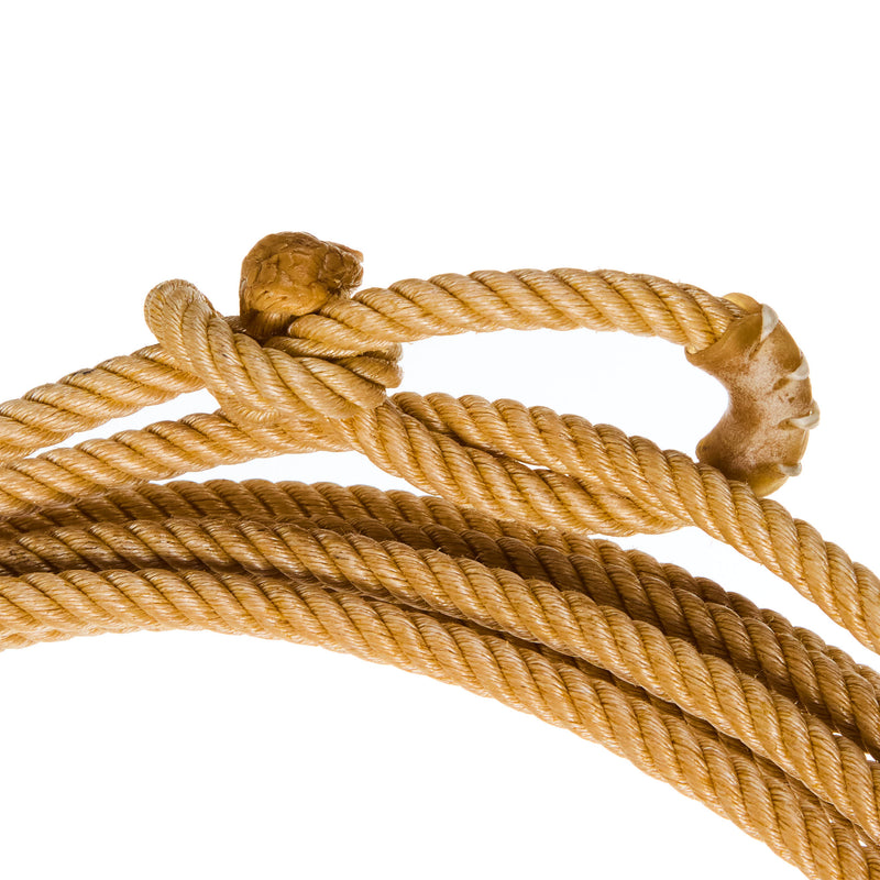NRS Natural 4-Strand Syngrass Poly 28ft Calf Rope