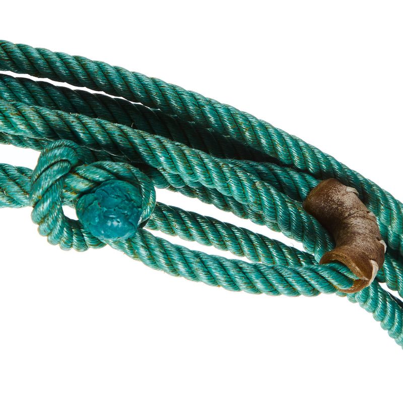 NRS Turquoise 4-Strand Poly 28ft Calf Rope