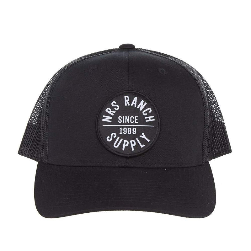 STS Ranchwear NRS Supply Black Mesh Back Cap
