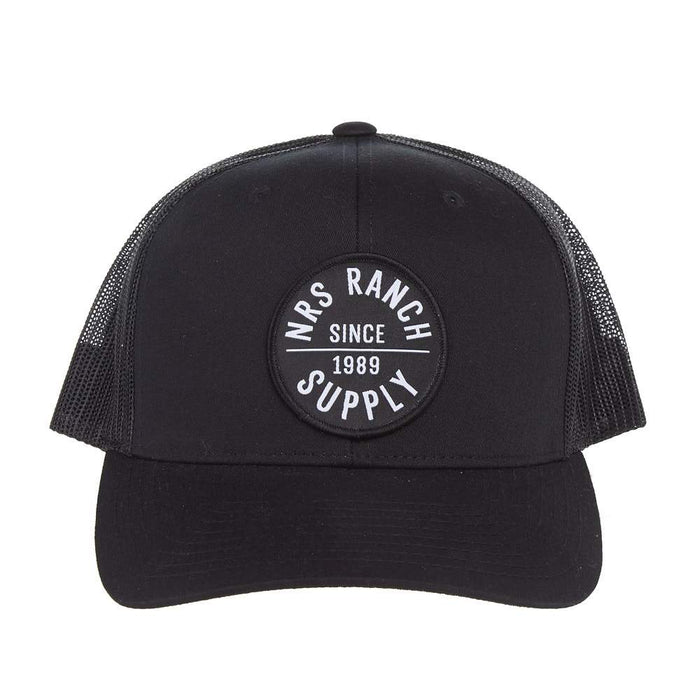 STS Ranch Wear NRS Supply Black Mesh Back Cap