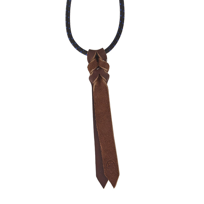 Kk Leathers Black Blue Pinstripe Rope Bungee Strap