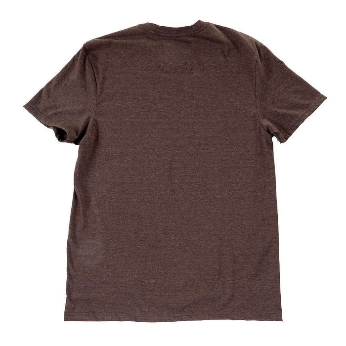 NRS Ranch Logo Heathered Brown Tee