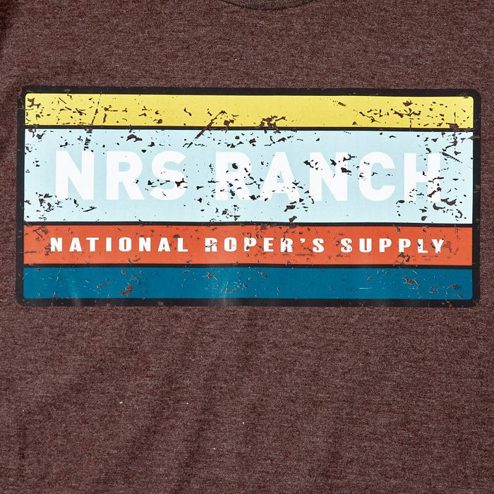 NRS Ranch Heathered Brown Tee Shirt