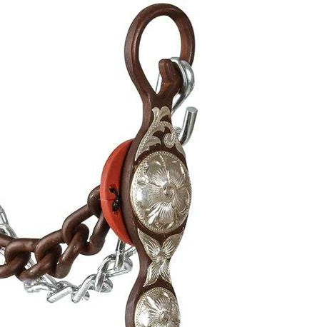 Blessing Bits Antique Swept Back Chain Mouth Bit