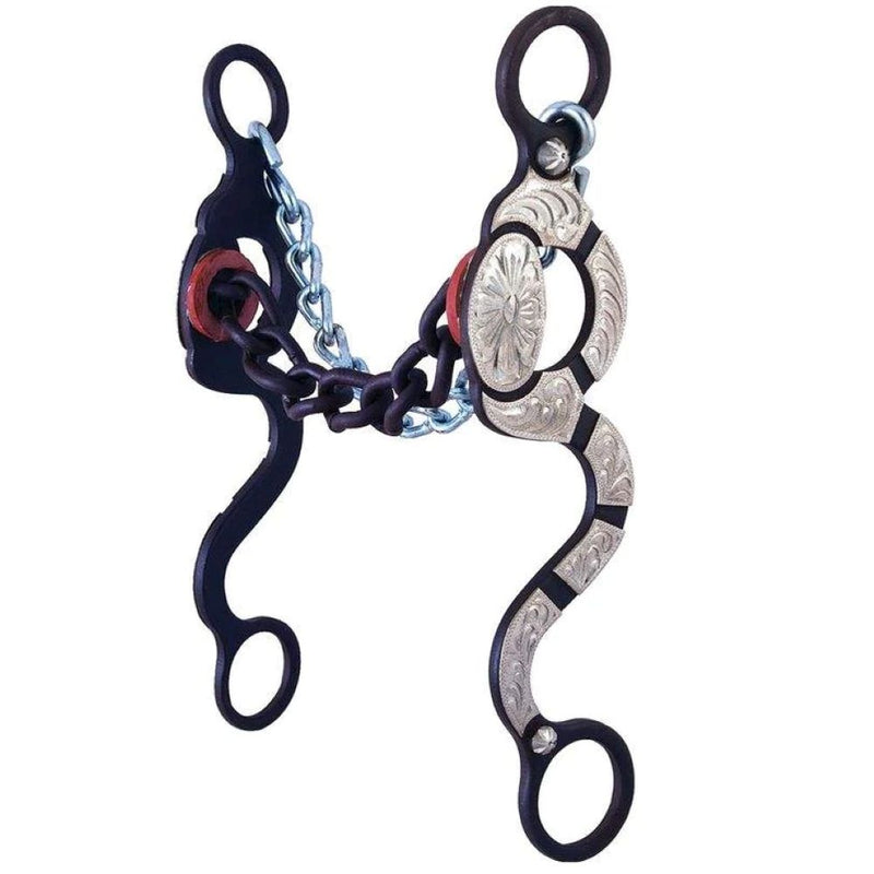 Blessing Bits Antique S-Style 9 1/2 Inch Shank Chain Mouth Bit