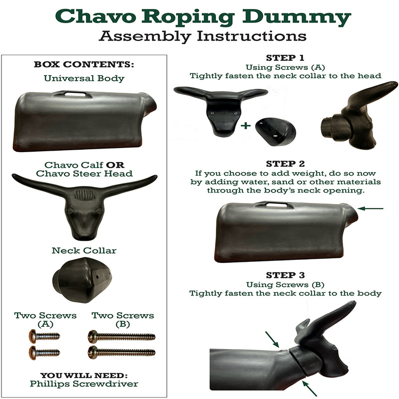 NRS Chavo the Steer Roping Dummy