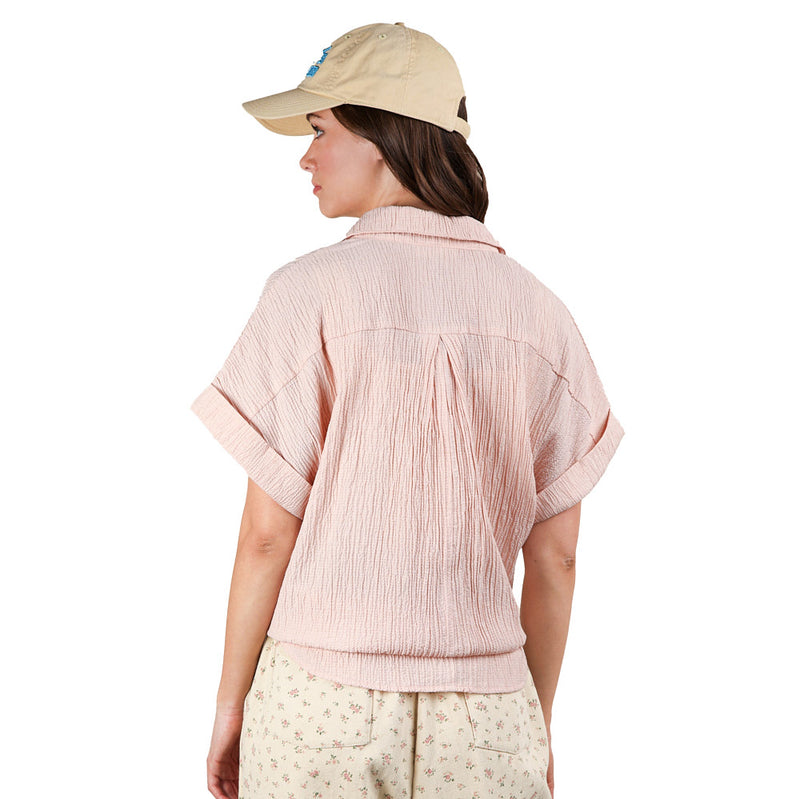 Very J Women's Blush Oversized Top