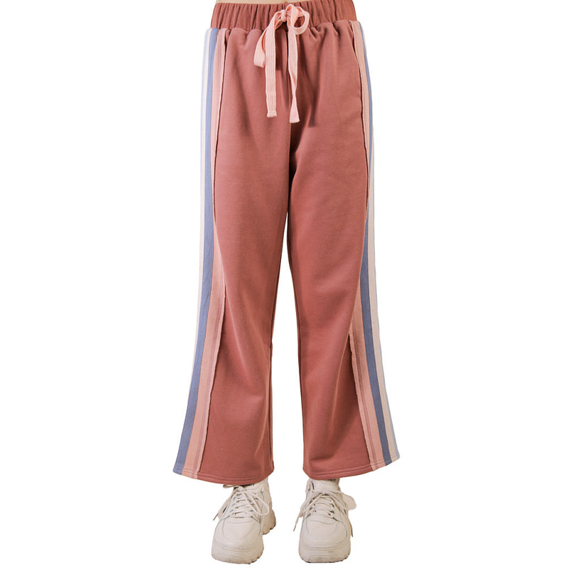Very J Women's Dark Mauve Top & Pant Set