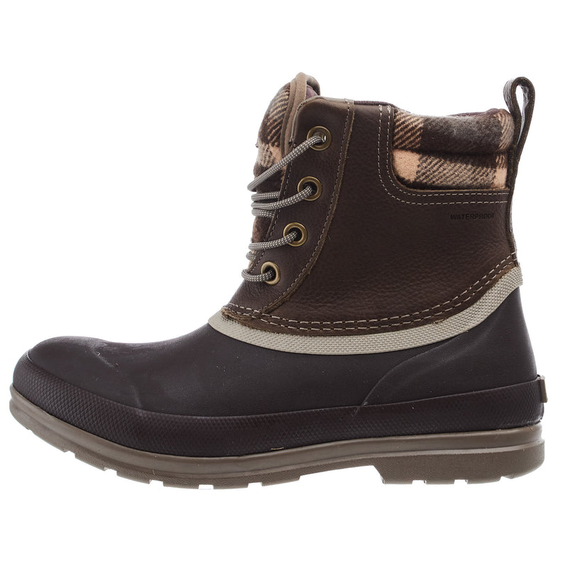 Muck Women`s Walnut/Brown Leather Duck Laceup