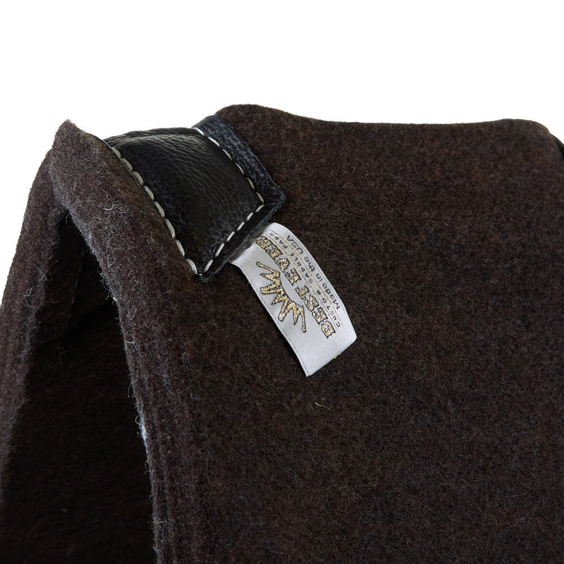 Best Ever Pads 1in OG Grey Felt Saddle Pad With Beige Crown