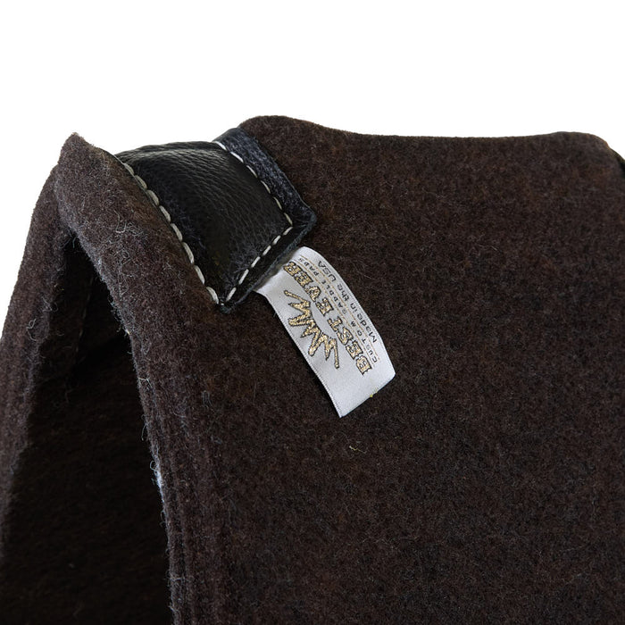 Best Ever Pads 1in OG Grey Felt Saddle Pad With Beige Crown