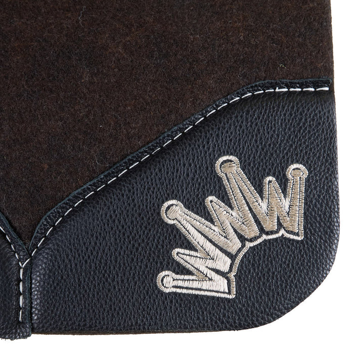 Best Ever Pads 1in OG Grey Felt Saddle Pad With Beige Crown