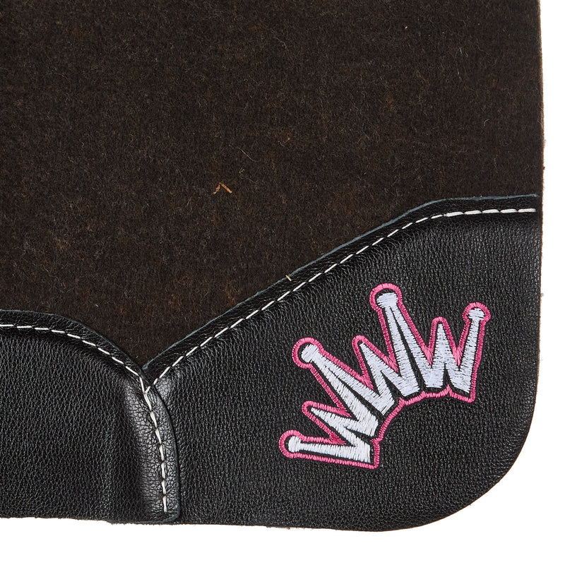Best Ever Pads OG 3/4 Inch Wither Relief Pink Crown Felt Saddle Pad