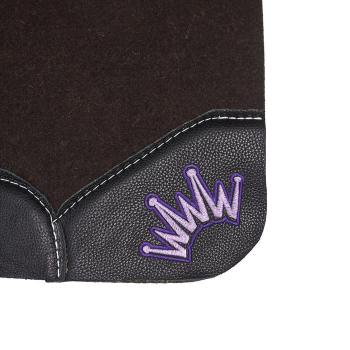 Best Ever Pads OG 3/4 Inch Black Felt Saddle Pad