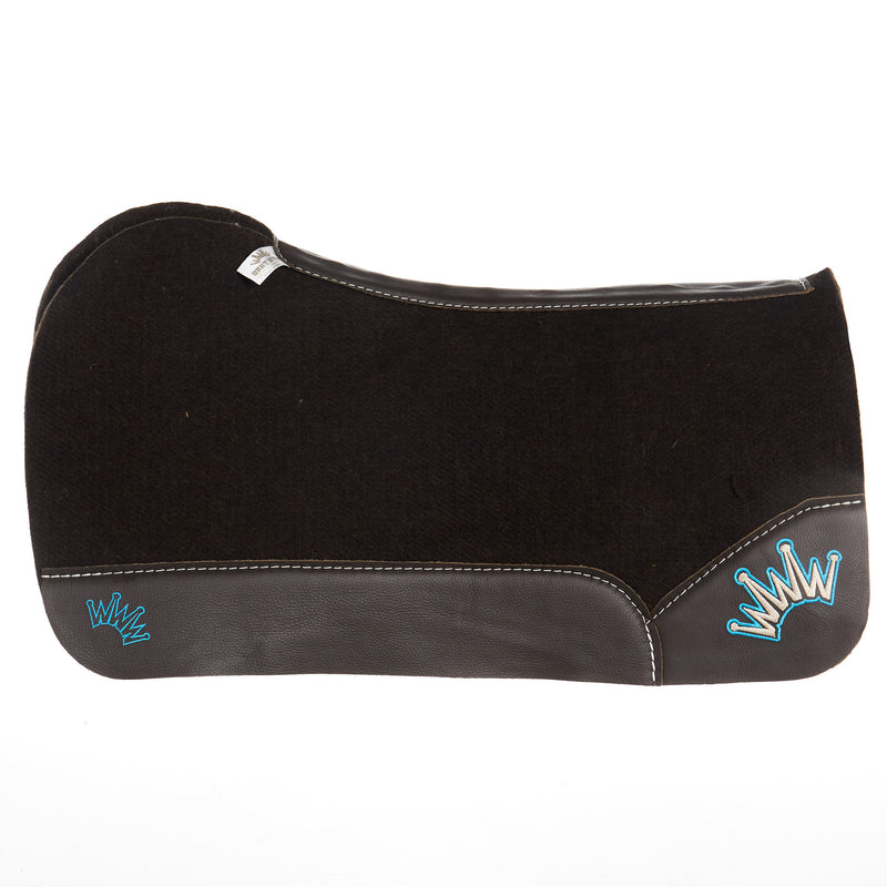Best Ever Pads OG 3/4 Inch Wither Relief Turquoise Crown Felt Saddle Pad
