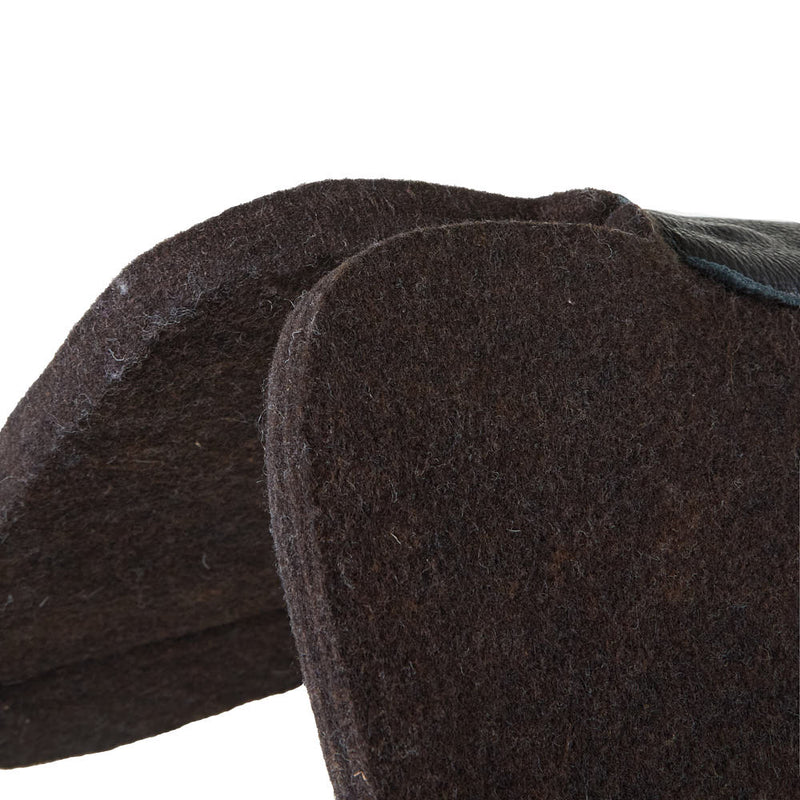 Best Ever Pads 3/4in OG Wither Relief Felt Saddle Pad with Croc Wear Leathers and Mint Crown