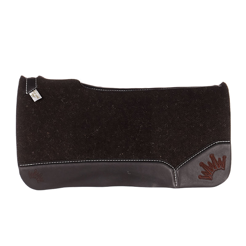 Best Ever Pads OG 3/4in. Felt Saddle Pad with Black Wear Leathers