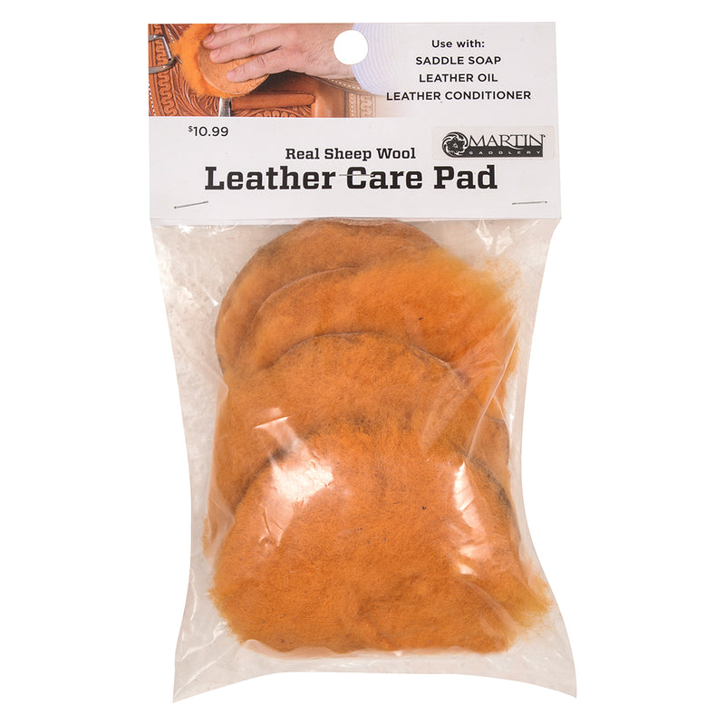 Martin Saddlery Wool Skin Oil Pad (One Pk of 4)