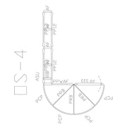 Priefert Open Sweep 180 w/Standard Alley