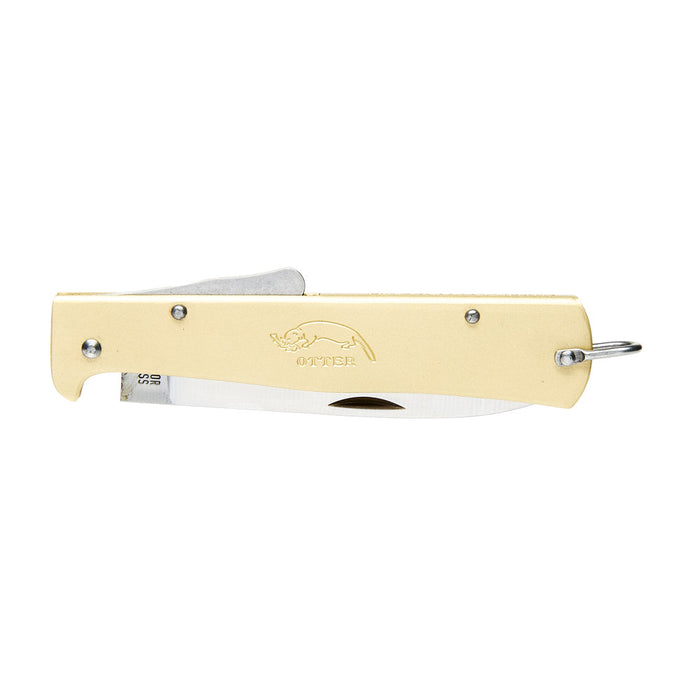 Otter-Messer Mercator Brass Lockback