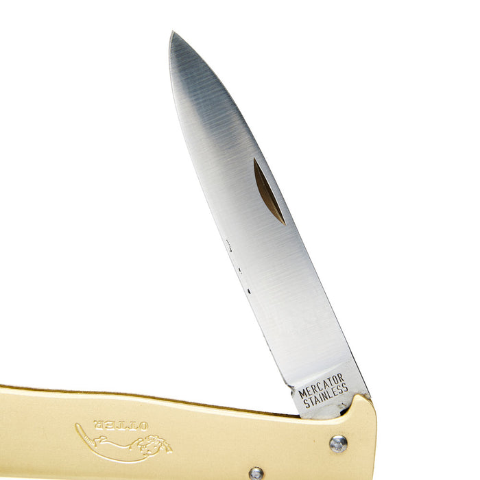 Otter-Messer Mercator Brass Lockback