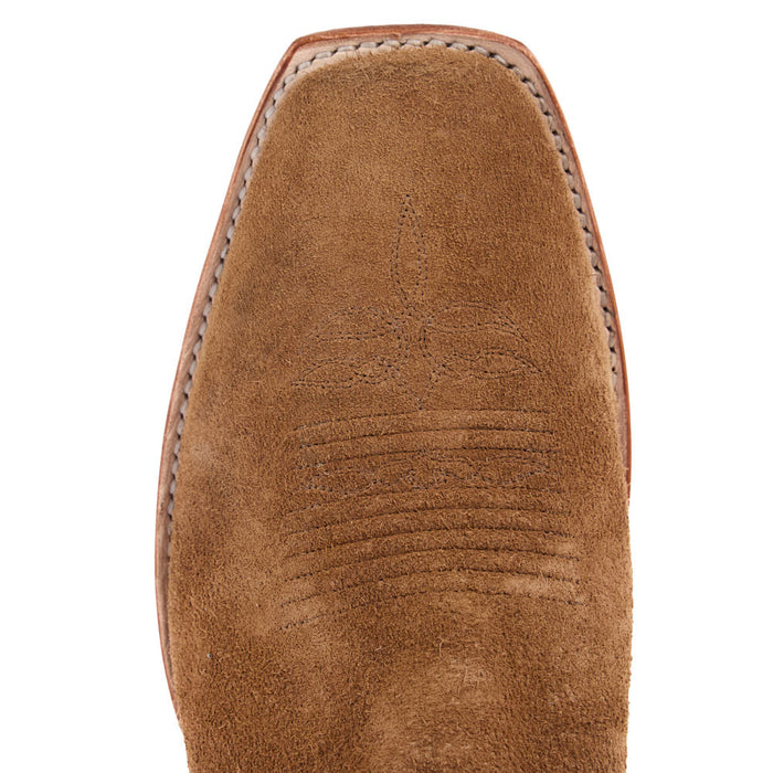Justin Boot Company Men's Chestnut Suede Vamp 13in Blue Cowhide Top