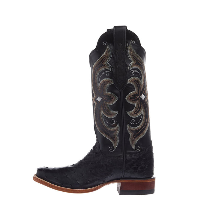 Justin Boot Company Women's Black Full Quill Vamp 13in Black Cowhide Top