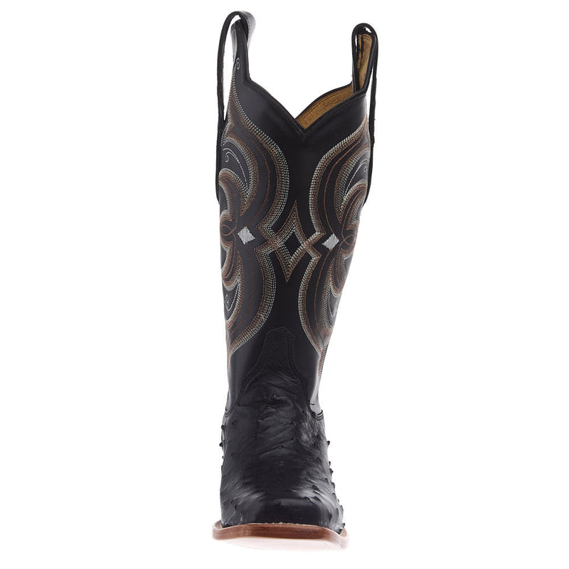 Justin Boot Company Women's Black Full Quill Vamp 13in Black Cowhide Top