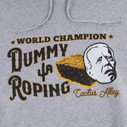 Cactus Alley Hat Co Men's Dummy Roping Grey Hoodie