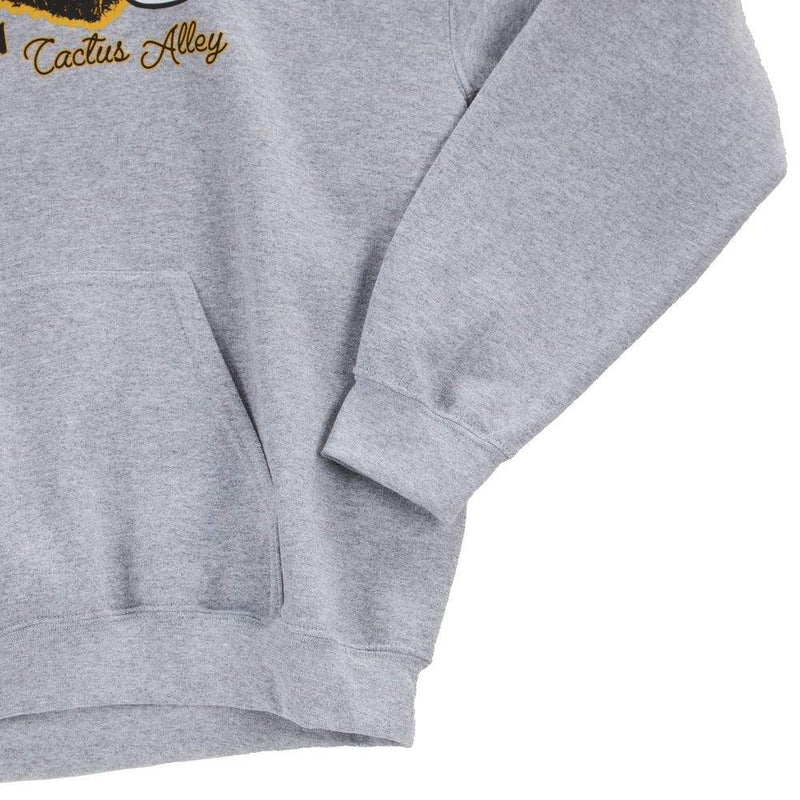 Cactus Alley Hat Co Men's Dummy Roping Grey Hoodie