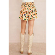 Entro Women's Persimmon Print Shorts