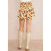 Entro Women's Persimmon Print Shorts