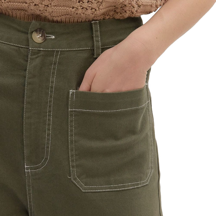 Entro Women's Olive Patch Pocket Pants